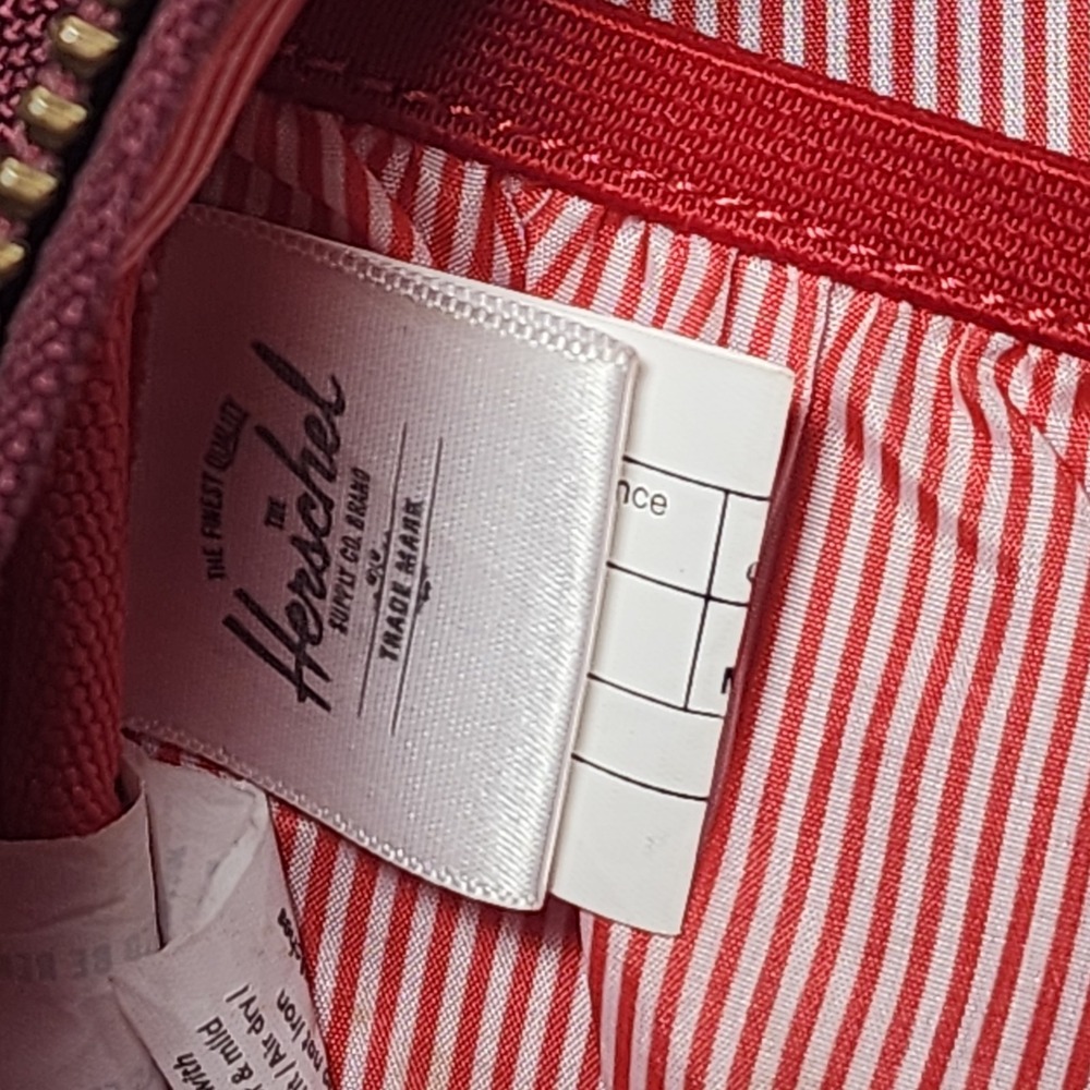 Herschel Supply Settlement Backpack Maroon/Burgundy Laptop Preowned Unisex 15" - Picture 11 of 16